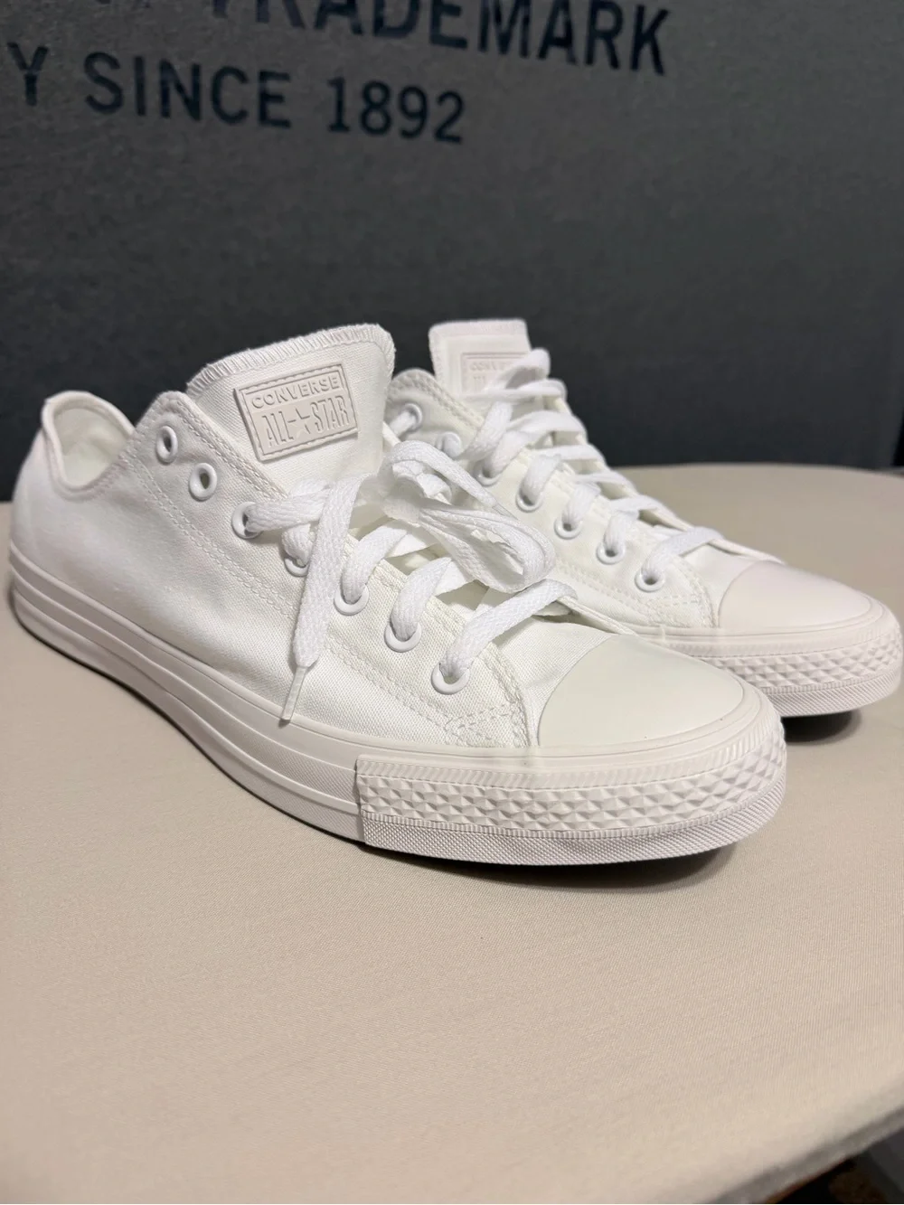 Converse White Low Top All Star Sneakers